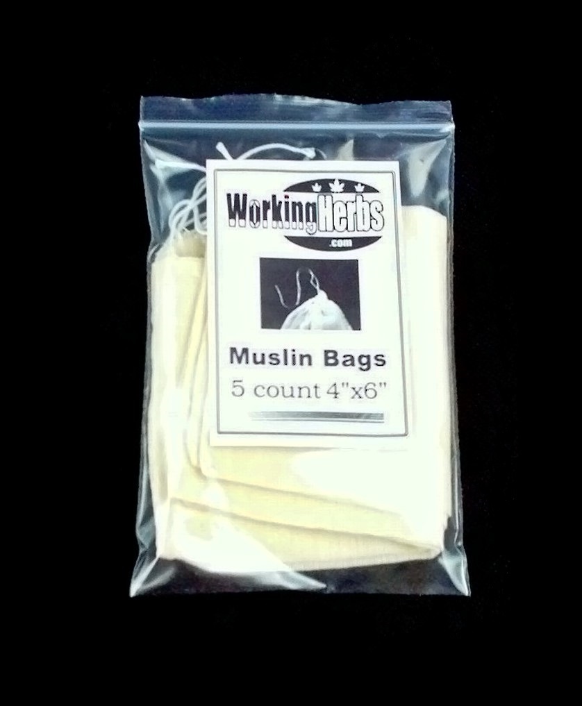 Muslin Bags 5 count 4x6